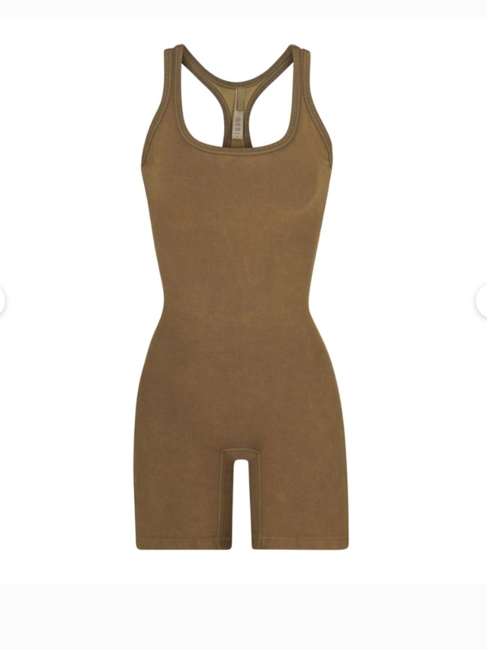 Skims Outdoor Mid Thigh Bodysuit‎ in Sepia